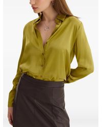 Framboise - Chemise Fremont En Soie - Lyst