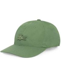 Lacoste - Logo-Embroidered Baseball Cap - Lyst