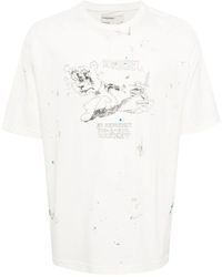DOMREBEL - Scuff Picnic Paint-Detail T-Shirt - Lyst
