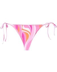 MC2 Saint Barth - Abstract-Print Bikini Bottoms - Lyst