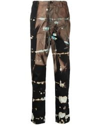 Stain Shade - Tie-Dye Straight-Leg Trousers - Lyst