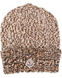 Moncler - Beanie Aus Wolle - Lyst