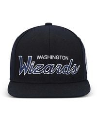 Mitchell & Ness - Nba Team Script 2.0 Snapback Washington Wizards Cap - Lyst