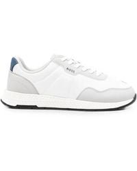 BOSS - Logo-Print Sneakers - Lyst