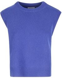 Be You - Ribbed-Knit Cashmere Vest - Lyst