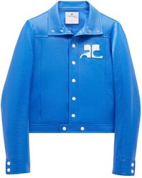 Courreges - Reedition Jacke Aus Vinyl - Lyst