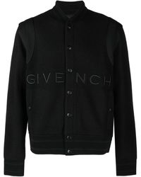 Givenchy - Veste bomber à logo brodé - Lyst