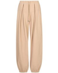 Sportmax - Pleated Drawstring Track Pants - Lyst