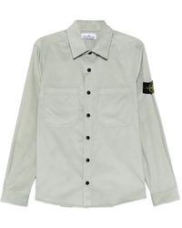Stone Island - Sobrecamisa 1200040 De Pana - Lyst