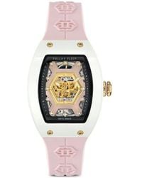Philipp Plein - Crypto Queen Cherry Blossom Ice Queen 55mm 腕時計 - Lyst
