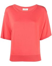 Bruno Manetti - Fine-knit Short-sleeves Top - Lyst