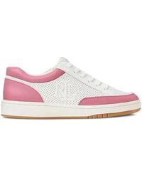 Ralph Lauren - Hailey Vi Perforated Sneakers - Lyst