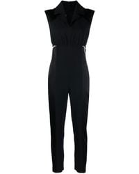Boutique Moschino - Panelled Sleeveless Jumpsuit - Lyst