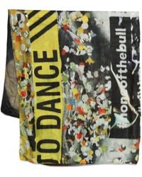 TALKING WALLS - Sjaal Met Letterprint - Lyst