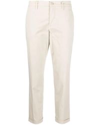 Fay - Low-Rise Straight-Leg Chinos - Lyst