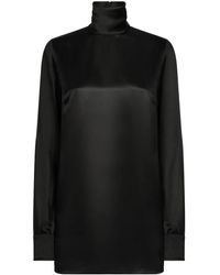 Dolce & Gabbana - ハイネック ブラウス - Lyst