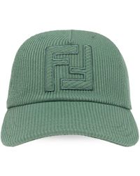 Fendi - Logo-embroidered Ribbed Knit Cap - Lyst