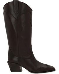 Paris Texas - 50Mm Bettina Square-Toe Boots - Lyst