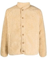 YMC - Fleece Buttoned Jacket - Lyst