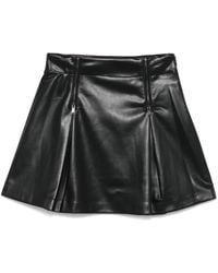 DKNY - Pleated Mini Skirt - Lyst