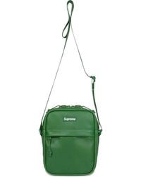 Supreme - Leather Messenger Bag - Lyst