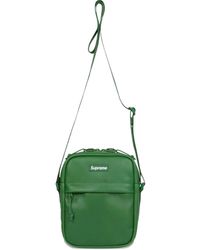 Supreme - Leather Messenger Bag - Lyst