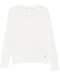 Liu Jo - Verzierter Pullover - Lyst