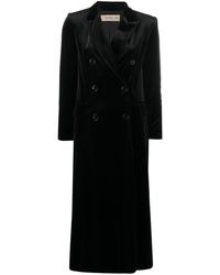 Blanca Vita Jas Met Dubbele Rij Knopen - Zwart