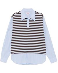 Charles Jeffrey - Merge Striped Cotton Polo Shirt - Lyst
