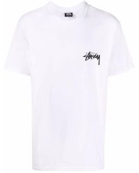 Stussy - Dice Logo-Print T-Shirt - Lyst