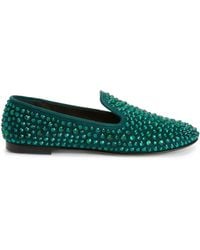 Giuseppe Zanotti - Evangeline Crystal-Embellished Loafers - Lyst