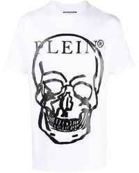 Philipp Plein - Skull-Print Short-Sleeved T-Shirt - Lyst