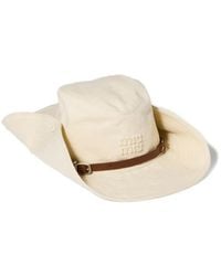 Miu Miu - Drill Cowboy Hat - Lyst