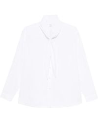 Aspesi - Camicia Con Collo Lavallière - Lyst