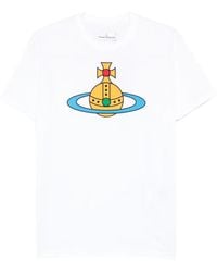 Vivienne Westwood - Orb Graphic T-Shirt - Lyst