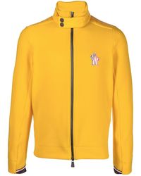 3 MONCLER GRENOBLE - Giacca gialla zip-up - Lyst