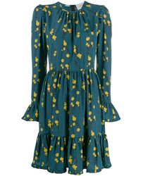 LaDoubleJ Mini-jurk - Blauw