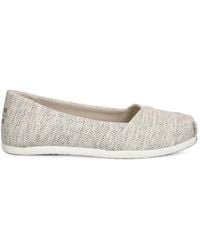 TOMS - Alpargata Square-Toe Ballet Flats - Lyst