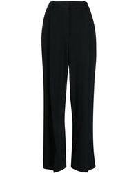 Victoria Beckham - Pleated Wide-leg Trousers - Lyst