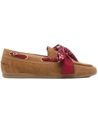 Toral Shoes - Nahua Suede Bandana Loafers - Lyst