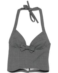 ShuShu/Tong - Haut Noué À Dos Nu - Lyst