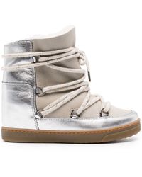 Isabel Marant - Nowles-gf Leather Ankle Boots - Lyst