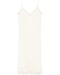 Rohe - Lace-Trim Midi Dress - Lyst