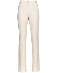 Pinko - Pantalon En Coton À Coupe Droite - Lyst