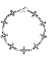 Emanuele Bicocchi - Notre-Dame Cross Bracelet - Lyst