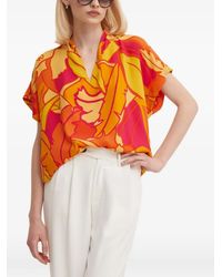 Joseph Ribkoff - V-neck floral-print top - Lyst