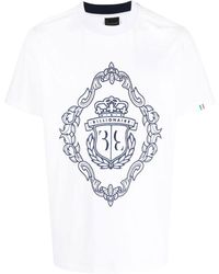 Billionaire - T-shirt Met Geborduurd Logo - Lyst