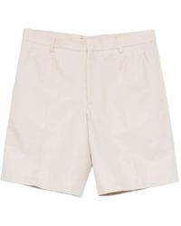 ZEGNA - Pressed-Crease Tailored Shorts - Lyst