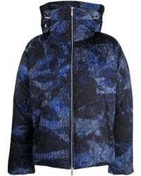 Off-White c/o Virgil Abloh - Logo-Jacquard Padded Jacket - Lyst