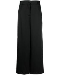 Jil Sander - High-Waisted Wide-Leg Trousers - Lyst